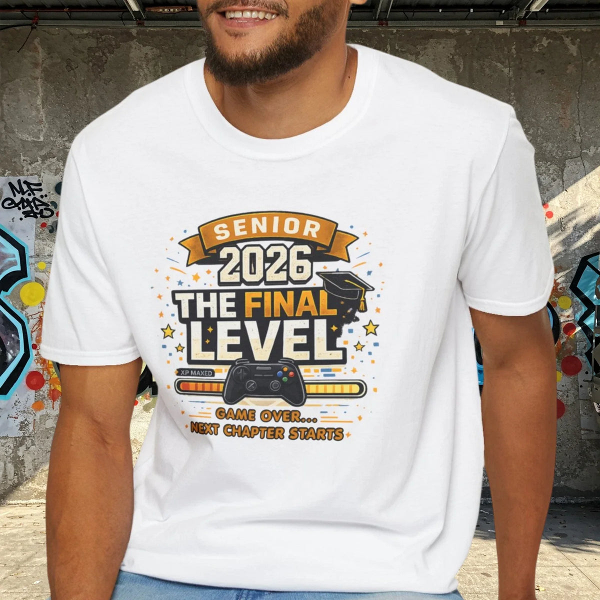 Senior 2026 The Final Level Gamer Graduation , Class of 2026 Game Over Unisex