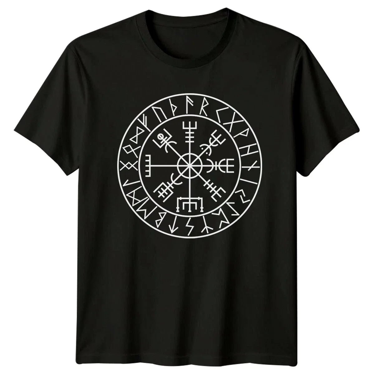 Vegvisir Viking Norse Mythology Mens Womens Graphic Tee Unisex Top Unisex