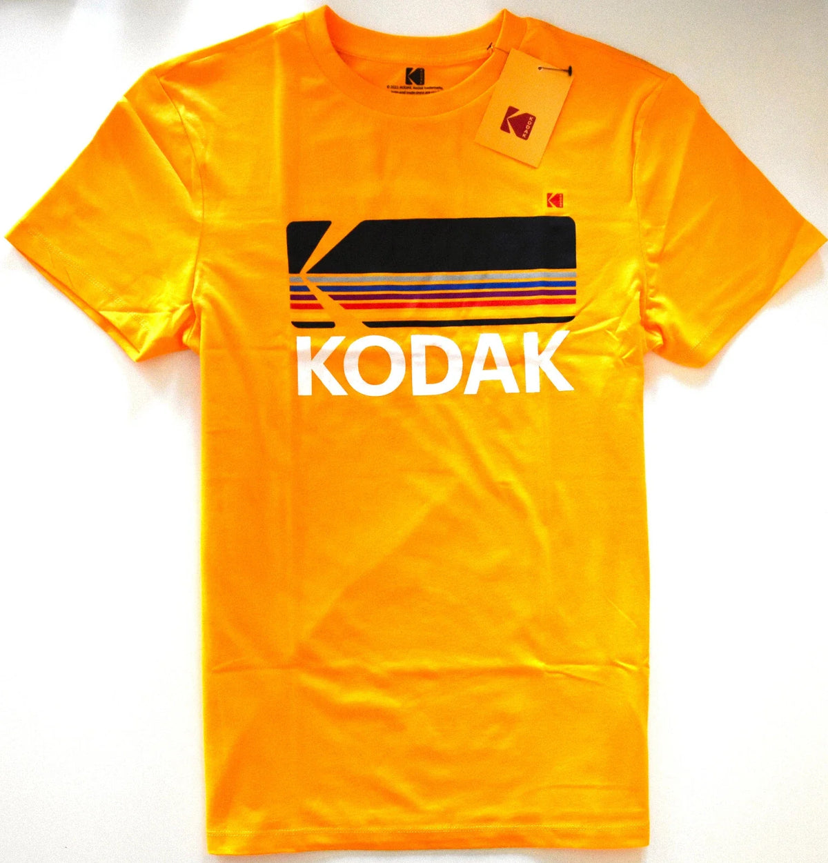 Kodak T Shirt Mens Primark Retro 90s Orange Photo Film UK Size M to XXXL Unisex