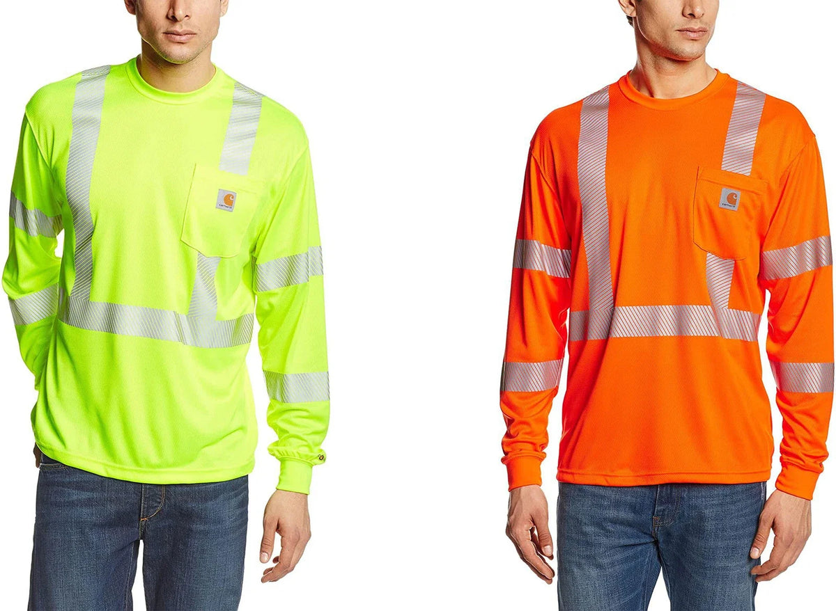 Carhartt Men's High Visibility Force Long Sleeve Class 3 Unisex