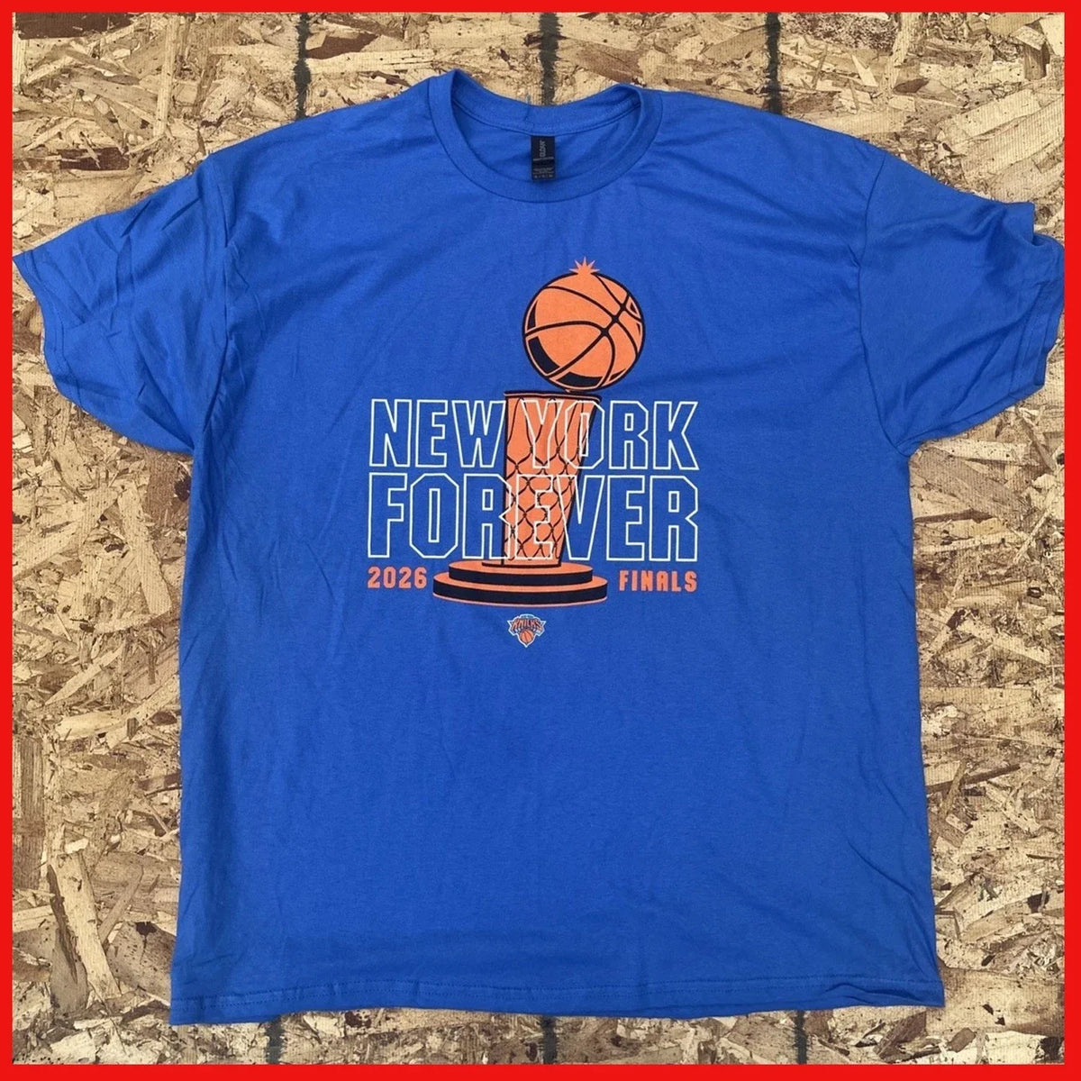 New York Kn!ck$ Forever 2026 FINALS Trophy Graphic T Shirt Playoffs SGA Unisex