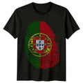 Portugal Flag Fingerprint Mens Portuguese Pride Tee Unisex