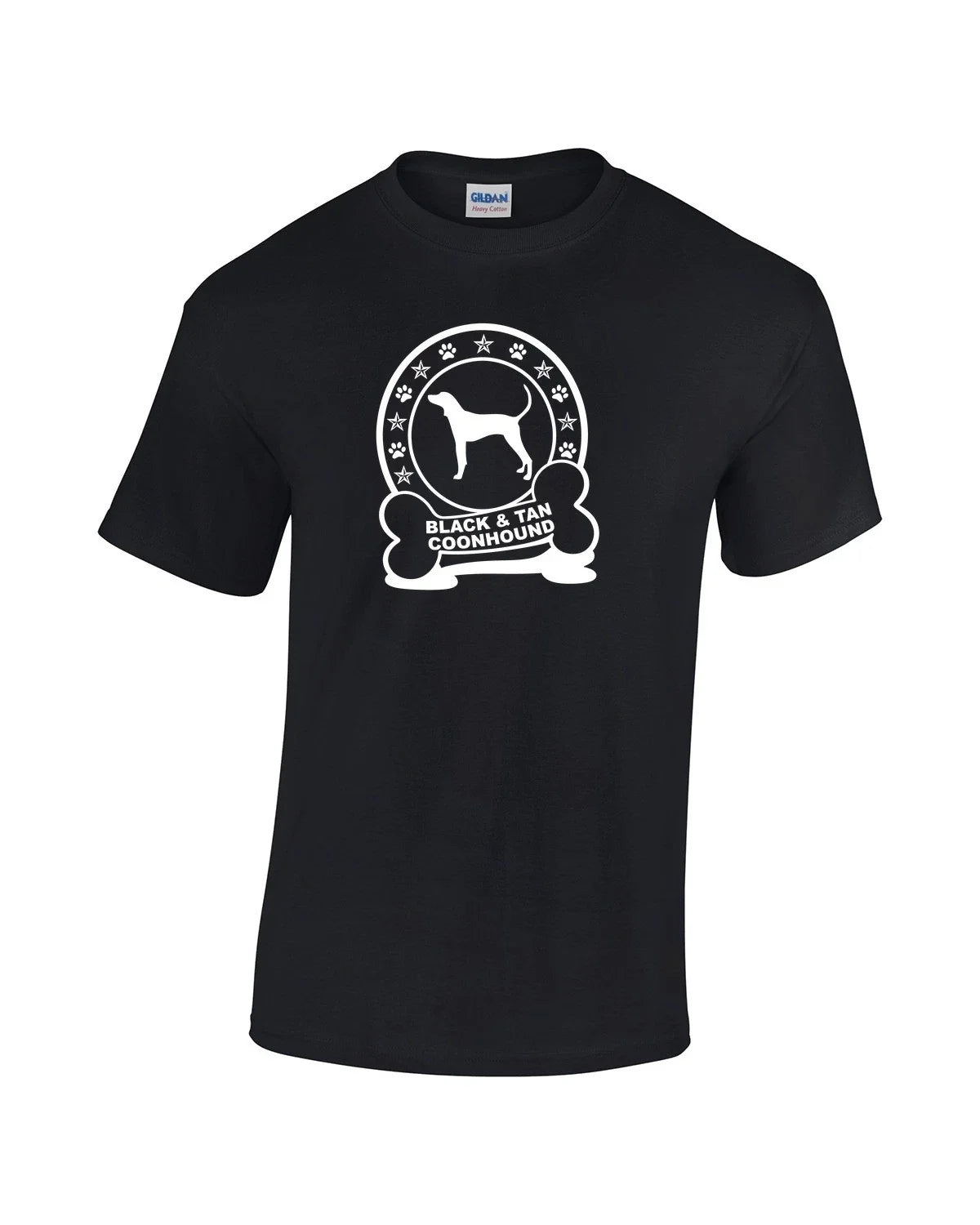 Black & Tan Coonhound Dog Lover Tee Apparel Gift Cotton Premium Unisex