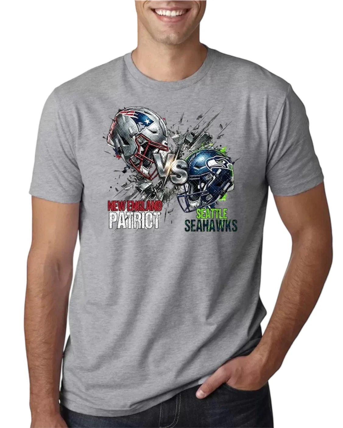 Football Showdown 2026 Graphic – Helmet Smash Tee Unisex