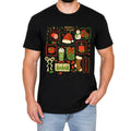 Vintage Christmas Collage Mens T-Shirt Merry And Bright Holiday Gift
