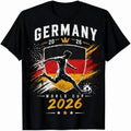 Germany 2026 World Cup Deutschland Football Fan T Shirt Mens Womens Kids Unisex