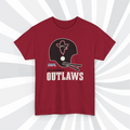 Oklahoma Outlaws 1984 USFL Vintage Football Cardinal - Sooners Unisex