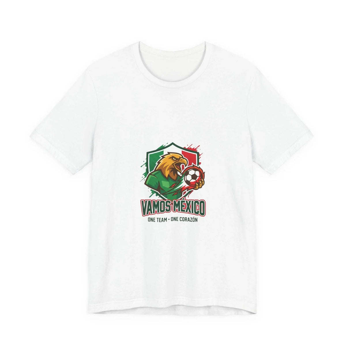 Vamos Mexico Retro Soccer Tee | Country Pride, Supporters Unisex