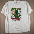 Vintage Mardi Gras T Shirt Mens 3XL White Beer Slammed I Am 2006 New Orleans LA Unisex