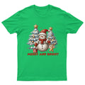 Merry And Bright Snowman T-Shirt Unisex Gift Retro Funny Womens Vintage Mens -a