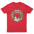 Merry And Bright Snowman T-Shirt Unisex Gift Retro Funny Womens Vintage Mens