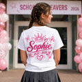 Personalised School Leavers Girls Crown T Shirt Unisex
