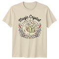 Magic Crystal Moon Boho Celestial Graphic Mystical Tee Unisex