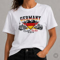 Germany t shirt 2026 flag football tee gift heart Deutschland top art all sizes Unisex