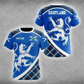 Scotland Football Shirts 2026 World Cup Scottish Flag Tees Polyester Unisex