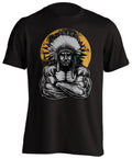 Patriotic Native American Indian Chief Warrior Bodybuilding Gym Fitness T shirt Unisex