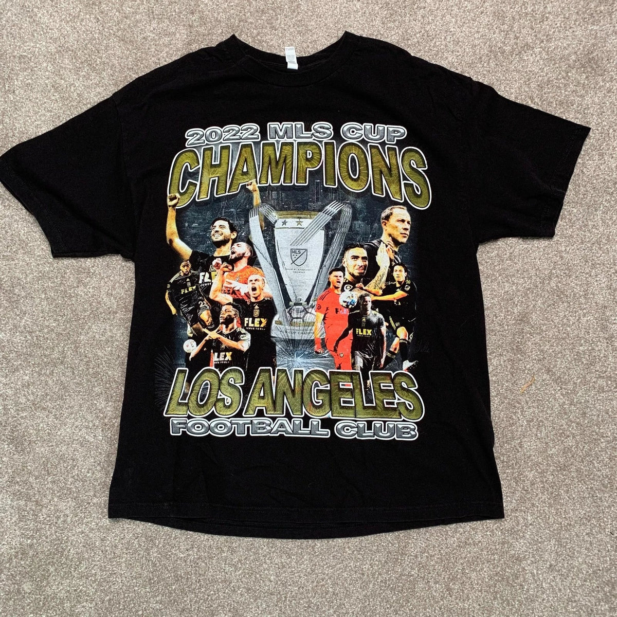 2022 Los Angeles Football Club MLS T Shirt LA Soccer California Sports-XL Unisex