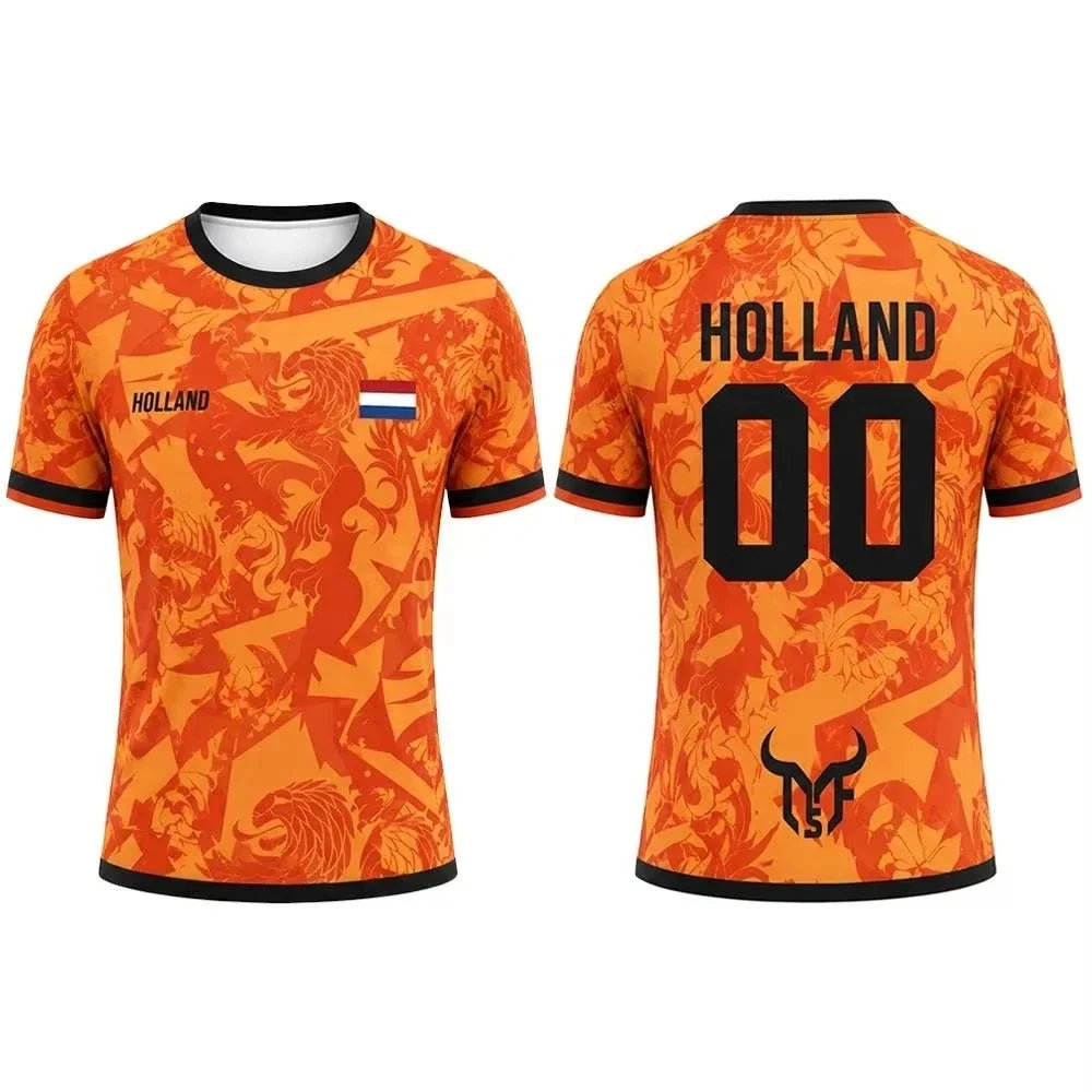 Netherlands Football Shirt HOLLAND s Polyester 2026 World Cup Shirts Unisex