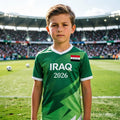Iraq 2026 Soccer Jersey for Kids & Adults Breathable Casual Wear Unisex