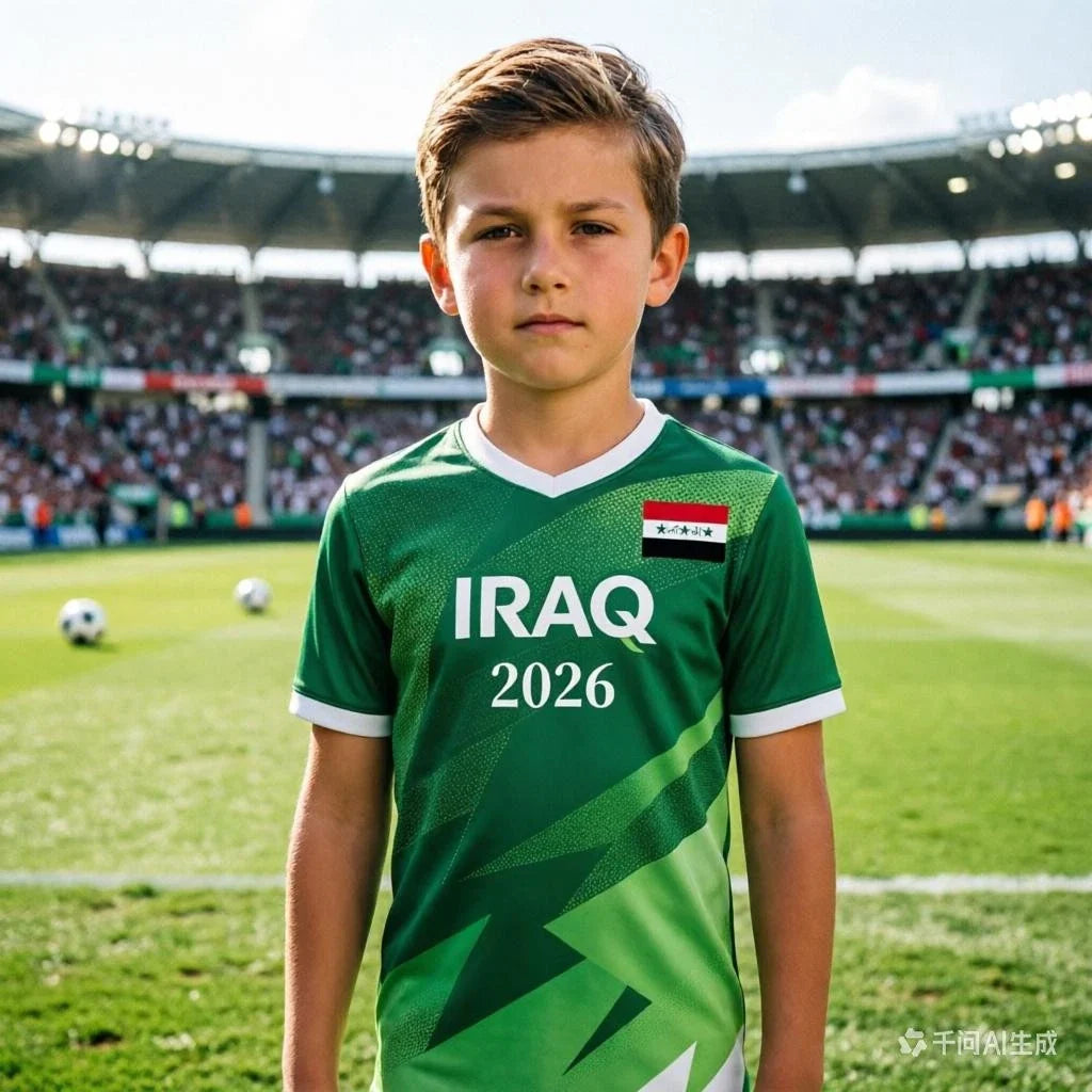 Iraq 2026 Soccer Jersey for Kids & Adults Breathable Casual Wear Unisex