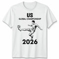 US Game Day Unisex Football T Shirt Soccer Game Fan Gift Mens Womens Tee Unisex