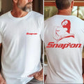 Snap-On Trucks and Tools T-Shirt, Double Sided Garage Mechanic Graphic