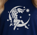 Celestial Angel on Moon T-Shirt | Girl in Stars Tee, Pretty Everyday Top