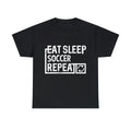 Eat Sleep Soccer Graphic Tee Shirt, S-5XL Unisex