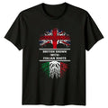 British Grown -With- Italian Roots Dual Heritage Culture Birthday Unisex