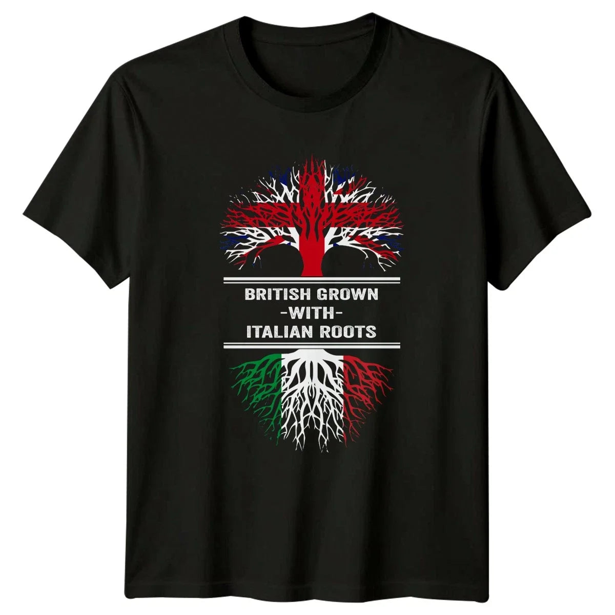 British Grown -With- Italian Roots Dual Heritage Culture Birthday Unisex