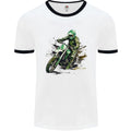 Graffiti Motorcross MotoX Motorbike Biker Mens Ringer Unisex