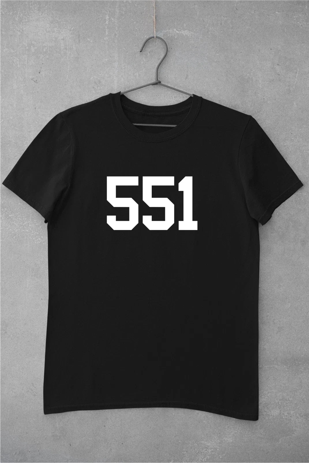New Jersey Shirt, 551 Area Code, NJ, Bayonne, Bergenfield, Cliffside Park Unisex