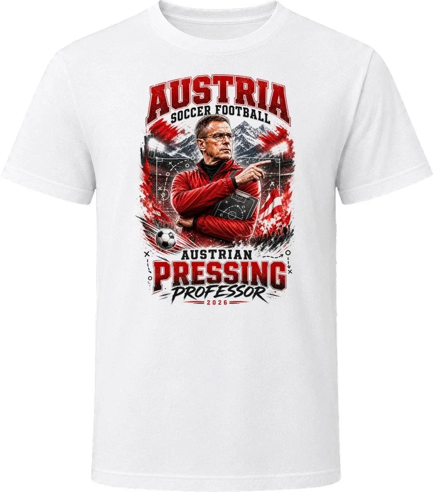 Austria Soccer Football Coach Austrian Pressing Professor T Shirt Unisex