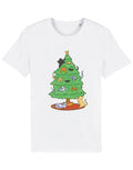 Christmas Cats On Tree Mens Womens Unisex Funny Gift Father Brother Tee Unisex