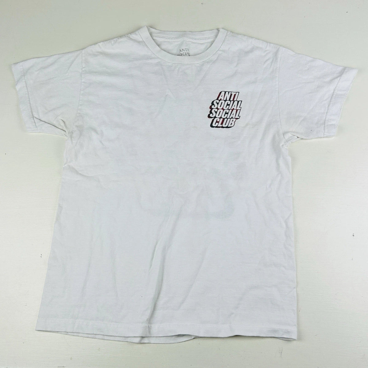 Anti Social Social Club T-Shirt Mens White Sz Medium Graphic Tee
