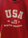 USA 2026 Winter Warriors - Red Size M (1024) Unisex