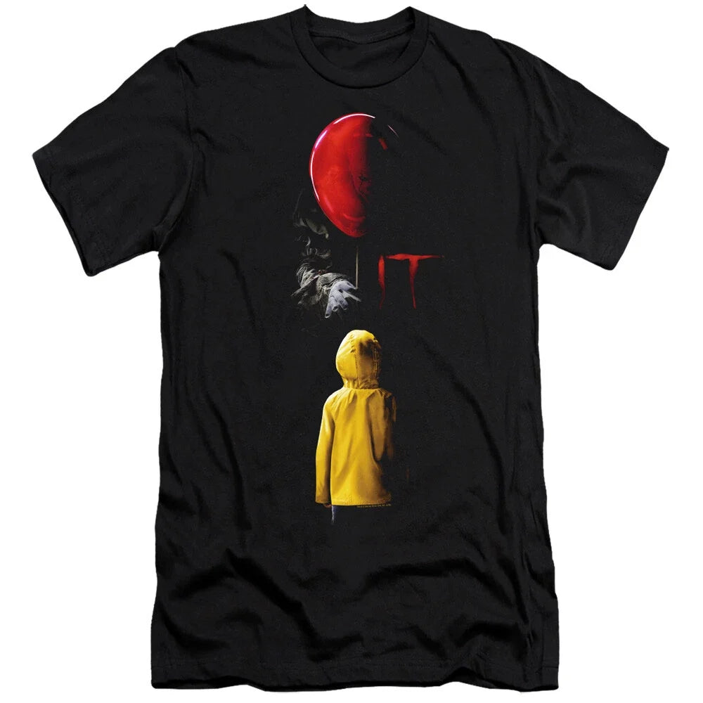 IT Slim FIT Movie Poster Black Tee Unisex