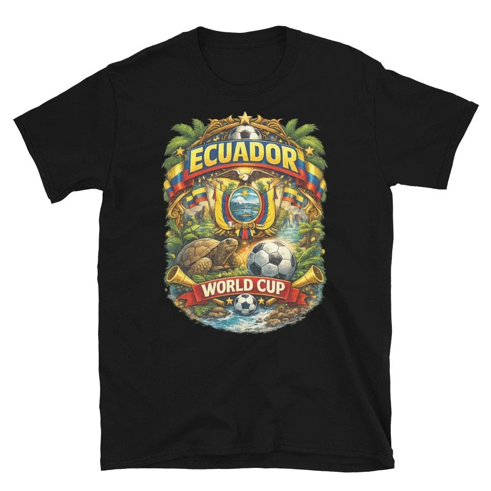 Ecuador World Cup Football Fan – Yellow Blue Red Supporter Edition Unisex