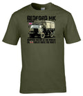 Bedford MK 4 Tonner T Shirt British Army Military Veteran Truck Tee Gift Unisex