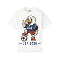 USA 2026 Soccer Unisex T Shirt Cute Eagle Mascot Graphic Tee Retro Football Fan Unisex