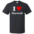 I Love Drywall T shirt I Heart Drywall Tee Unisex
