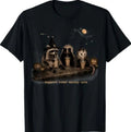 Support Local Street Cats Funny Raccoon Skunk Possum Meme T-Shirt1