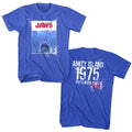 Jaws 70's Movie Poster Amity Island Population Countdown 1975 Men's T Shirt Unisex