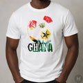 Ghana t shirt flag football tee gift Africa soccer fan art design top all sizes Unisex
