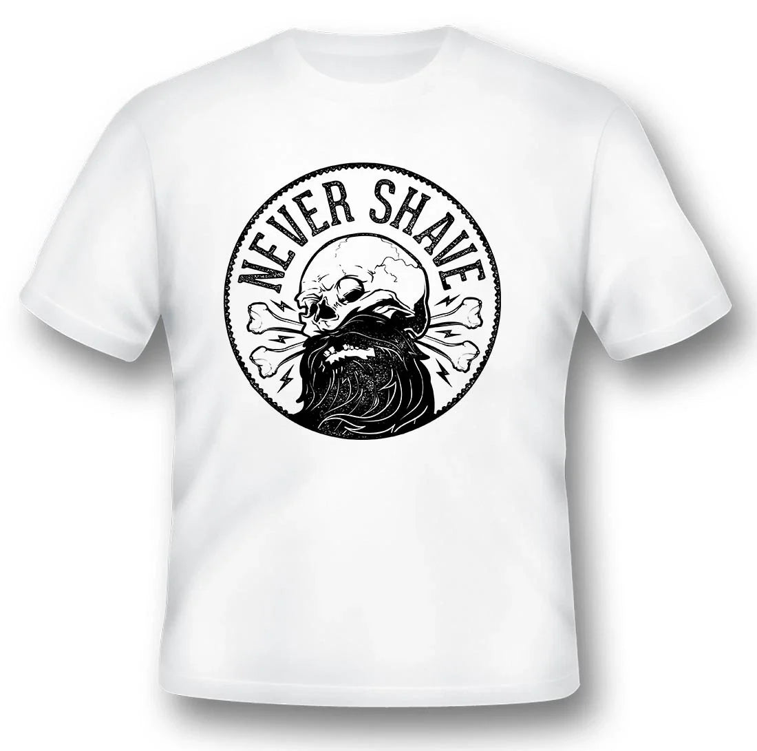Never shave black or white Tee Unisex