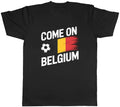 Come on Belgium Supporter Football Fan Mens Tee Gift Top Unisex