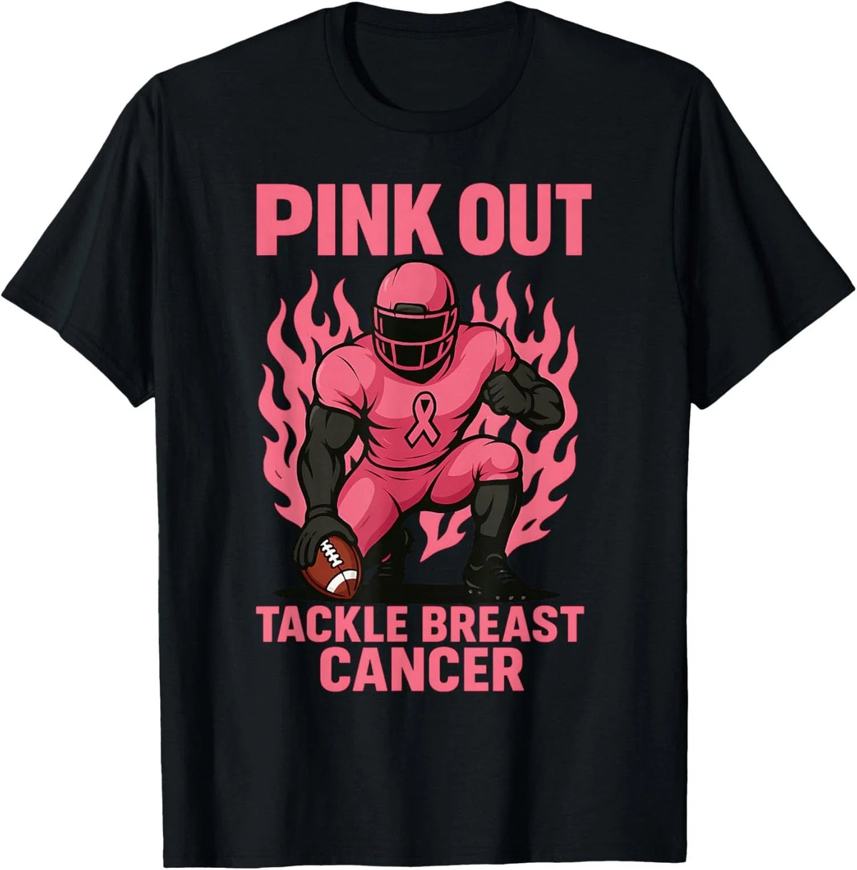 Pink Out Tackle Football Breast Cancer Support Unisex Unisex