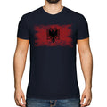 ALBANIA DISTRESSED FLAG MENS TOP SHQIPËRIA FOOTBALL ALBANIAN GIFT SHIRT Unisex