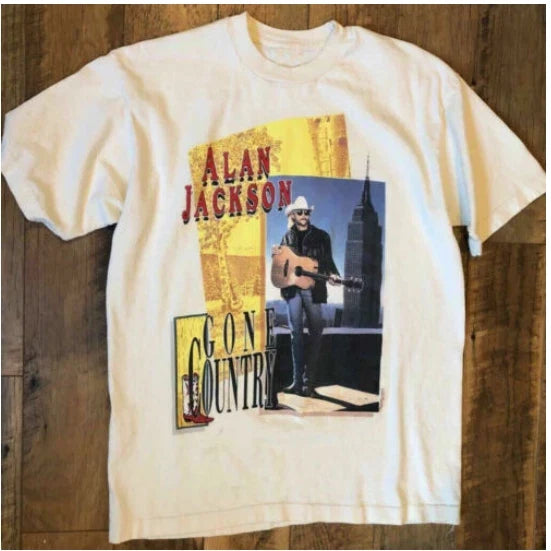 Vintage 90s Alan Jackson Country Music Band T Shirt Unisex