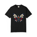 Datura Moth Graphic T-Shirt Black Front Print Comfort Colors 1717